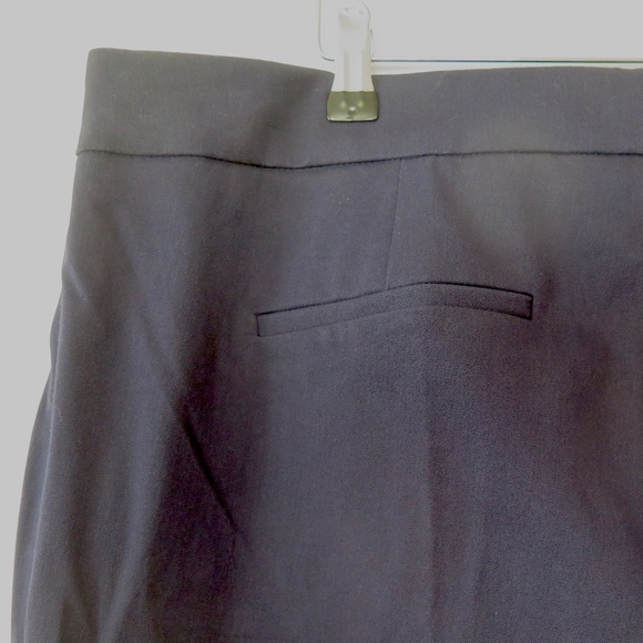 NWT J.Crew Hayden Navy Cropped Trousers, Size 18 - Picture 8 of 13